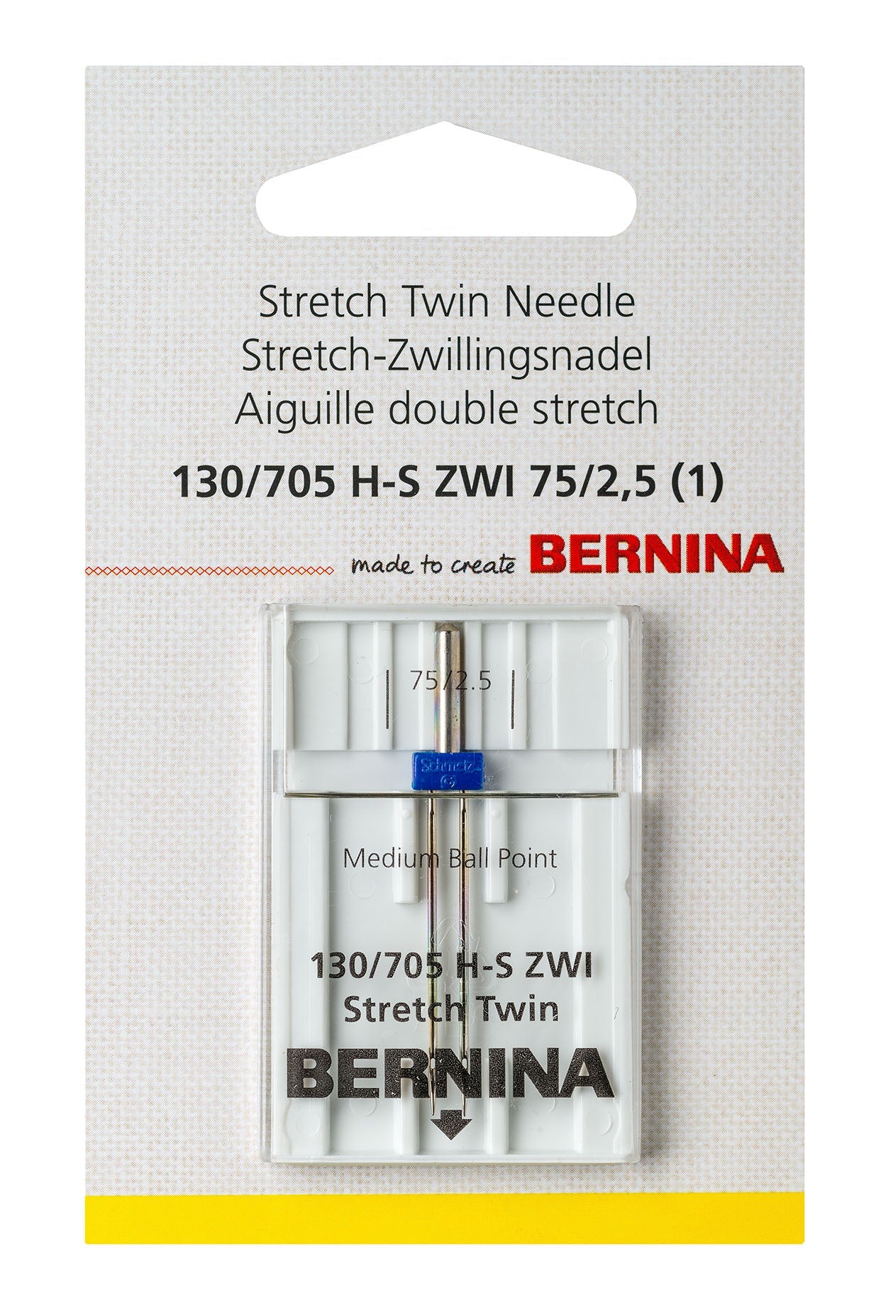 BERNINA Stretch Twin Needle 130/705 H ZWI (1)