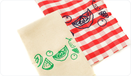 Customise Your Tea Towel with BERNINA