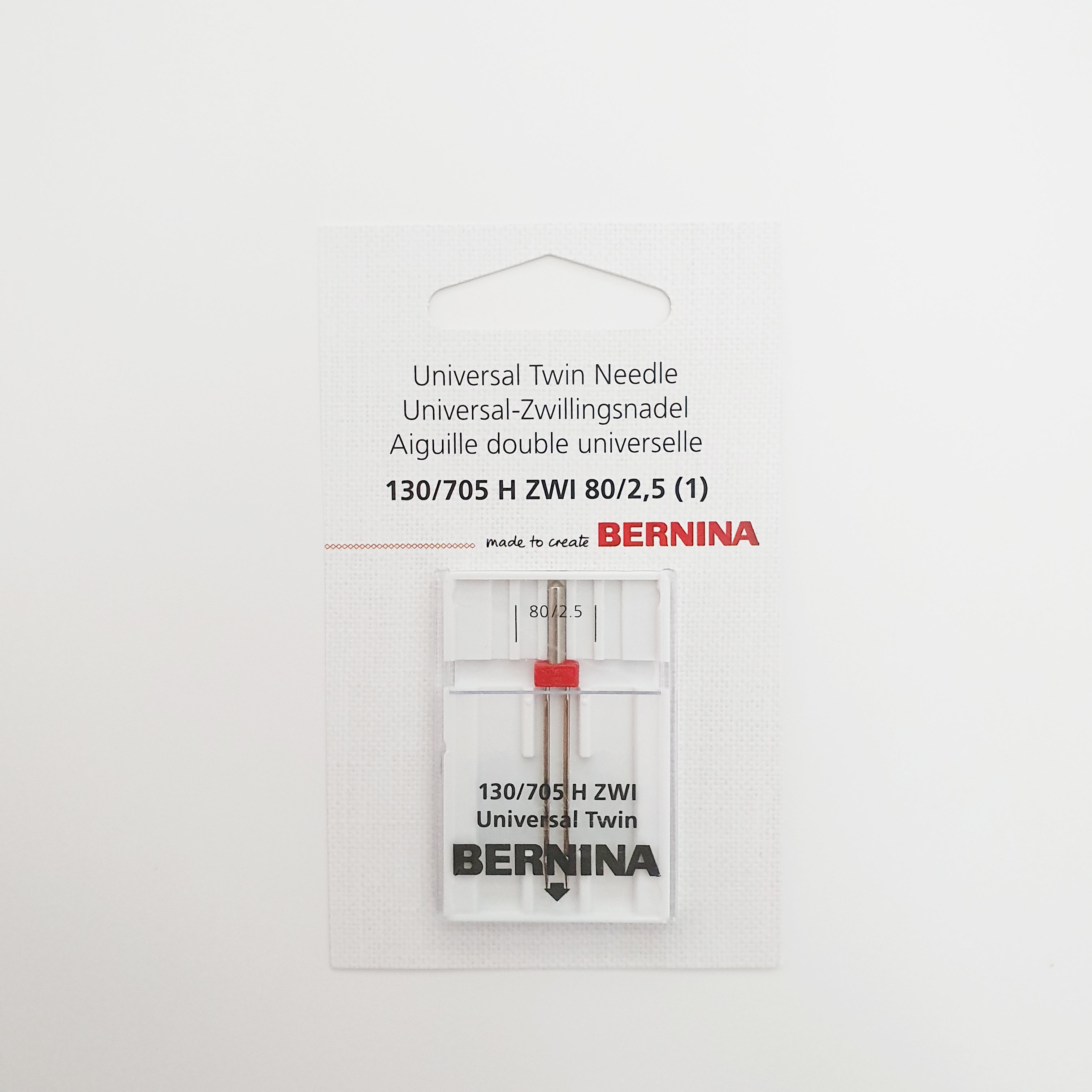 BERNINA Universal Twin Needle 130/705 H ZWI 80/2,5 - BERNINA Singapore