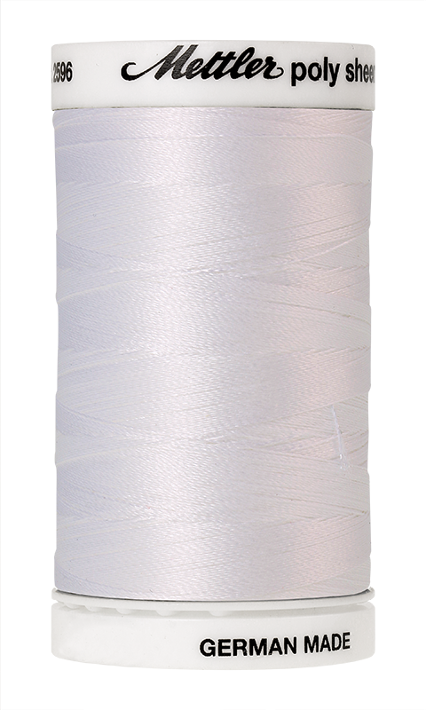 Mettler Poly Sheen 0015 White Thread