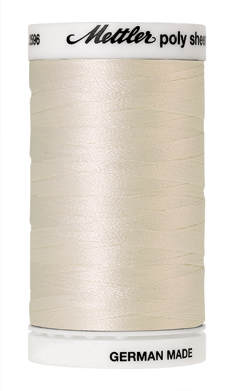 Mettler Poly Sheen 0101 Eggshell Thread