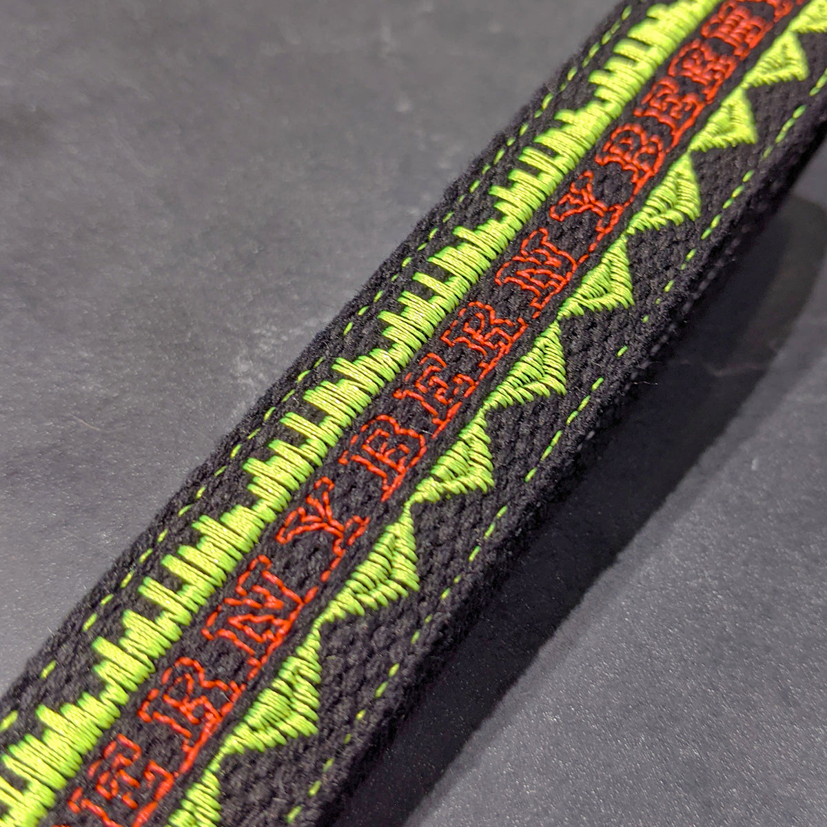 Key Fob with Neon Threads