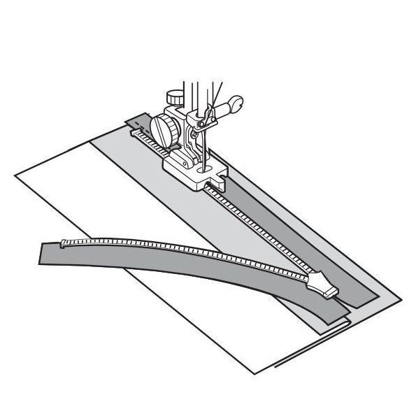 bernette Invisible-zipper foot (b37/b38)