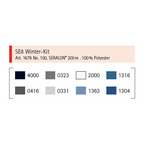 Mettler Seralon 8 Spool Pack  - Winter Kit